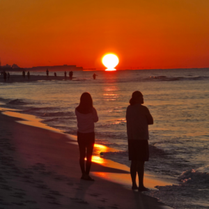 BEACH SUNSET 12 3/4" X 19 3/4"